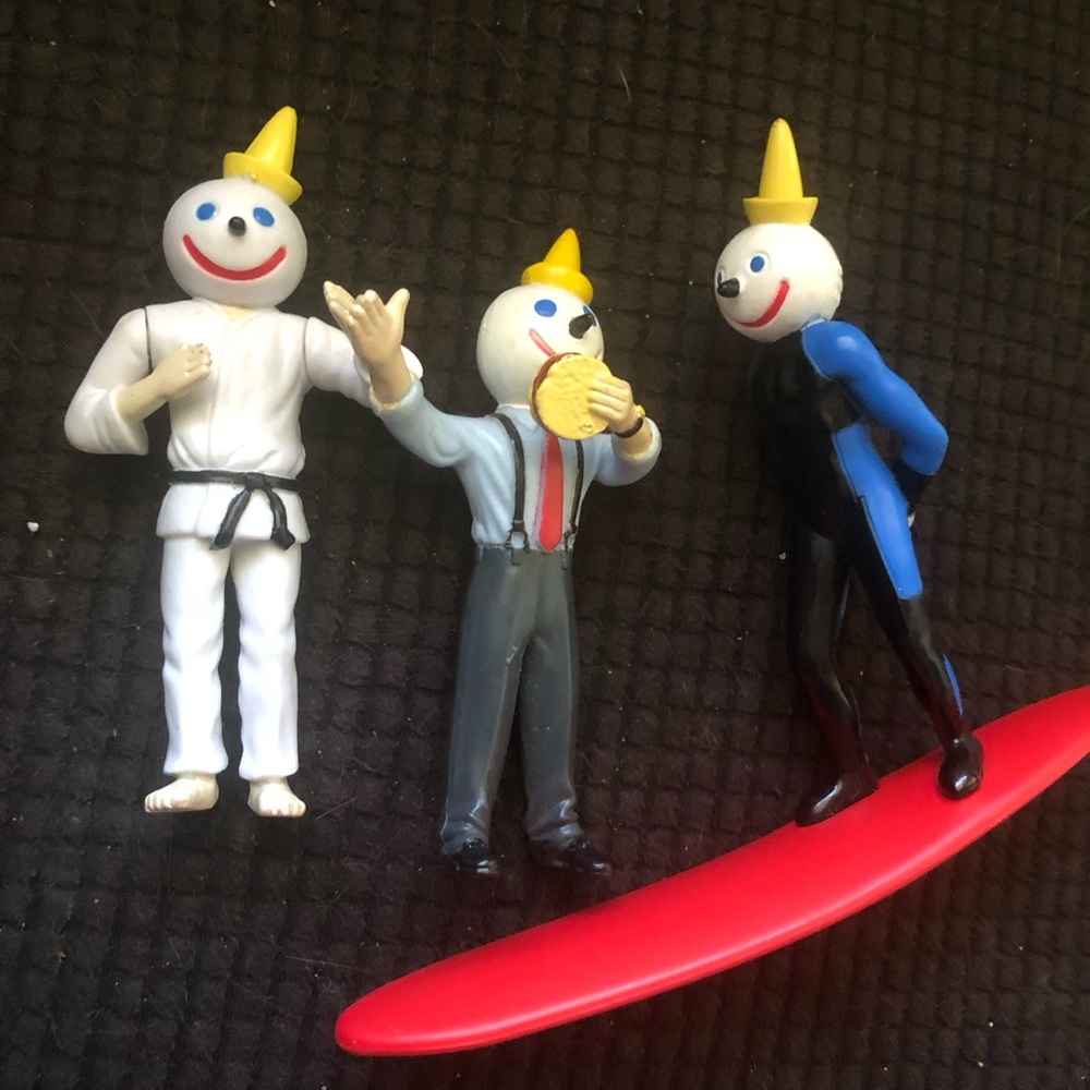 4-sale Vintage Jack in the Box Action Figures Bundle- 657 $20 or $15 w/offer